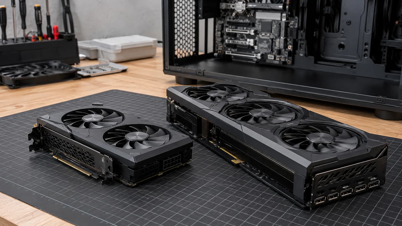 Иллюстрация к статье: RTX 5070 vs 5070 Ti: сравнение видеокарт для локального AI